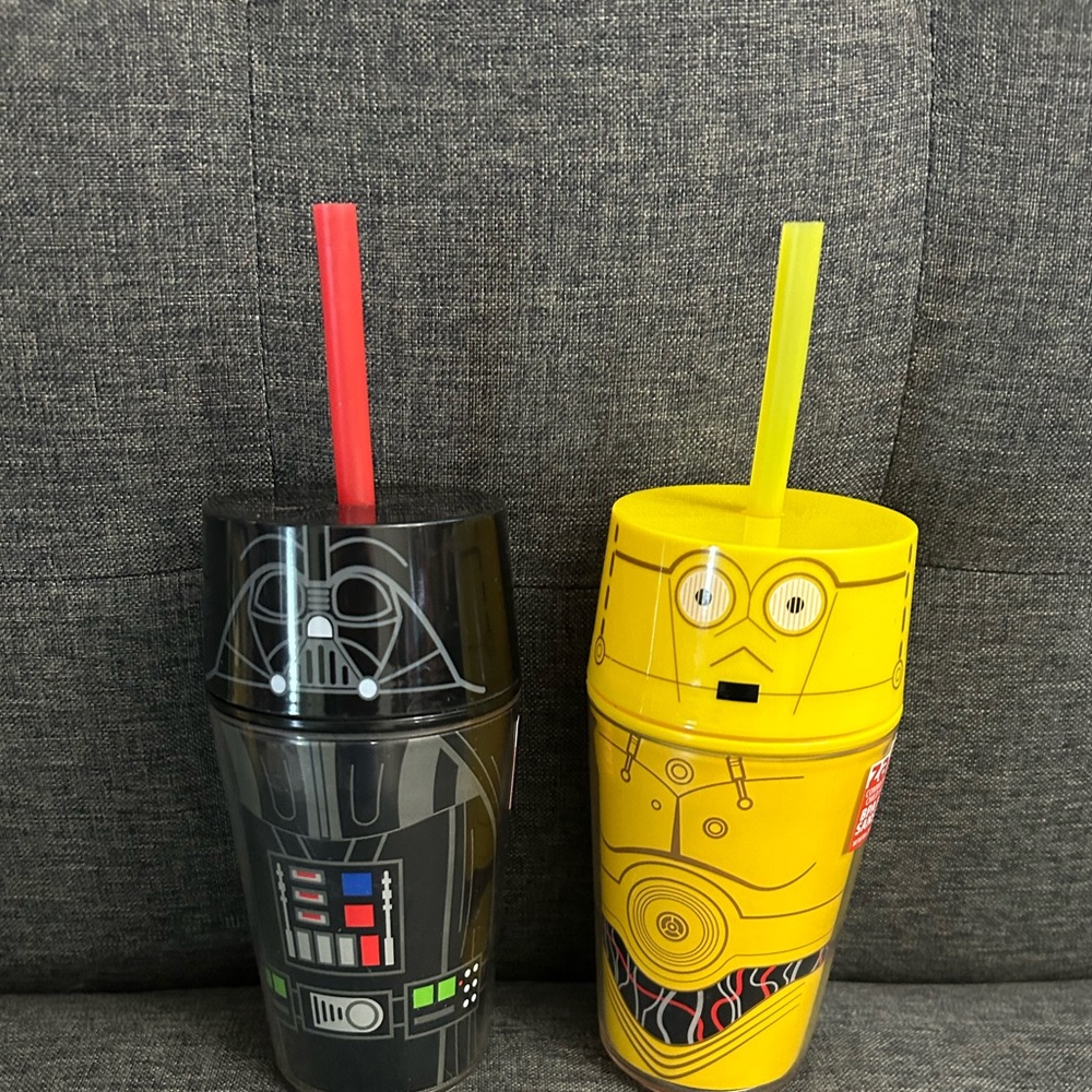 Star Wars Character Tumbler Set with Straws